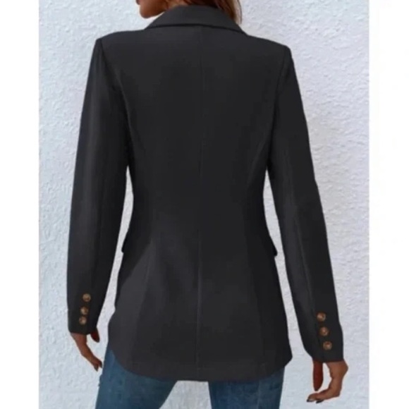 Classic Button Work Jacket Coat Blazer - Picture 6 of 15